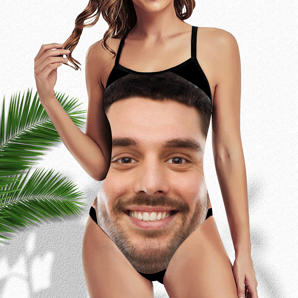 Custom Big Face Swimsuit One-Piece
