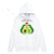 Thank You For Being My Other Half Avocado Print Custom Text Hoodie