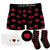 4FunGift® Men's Kiss Attack Lipstick Boxer & Socks Gift Set