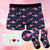 4FunGift® Men's Lovestruck Heart Boxer & Socks Gift Set