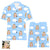 Couples Home Wear Pajamas Clouds and Stars Printing Custom Exclusive Avatar