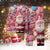 3D Simulation Printing Santa Claus Christmas Pajamas Set