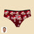 Christmas Snowflake Print Customized Women's Underwear Panties Private Gift