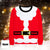 Custom Text Hoodies Santa Claus Costume All Over Print Sweatshirt