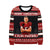 Merry Christmas And Play Football - Personalized Photo Ugly Sweater