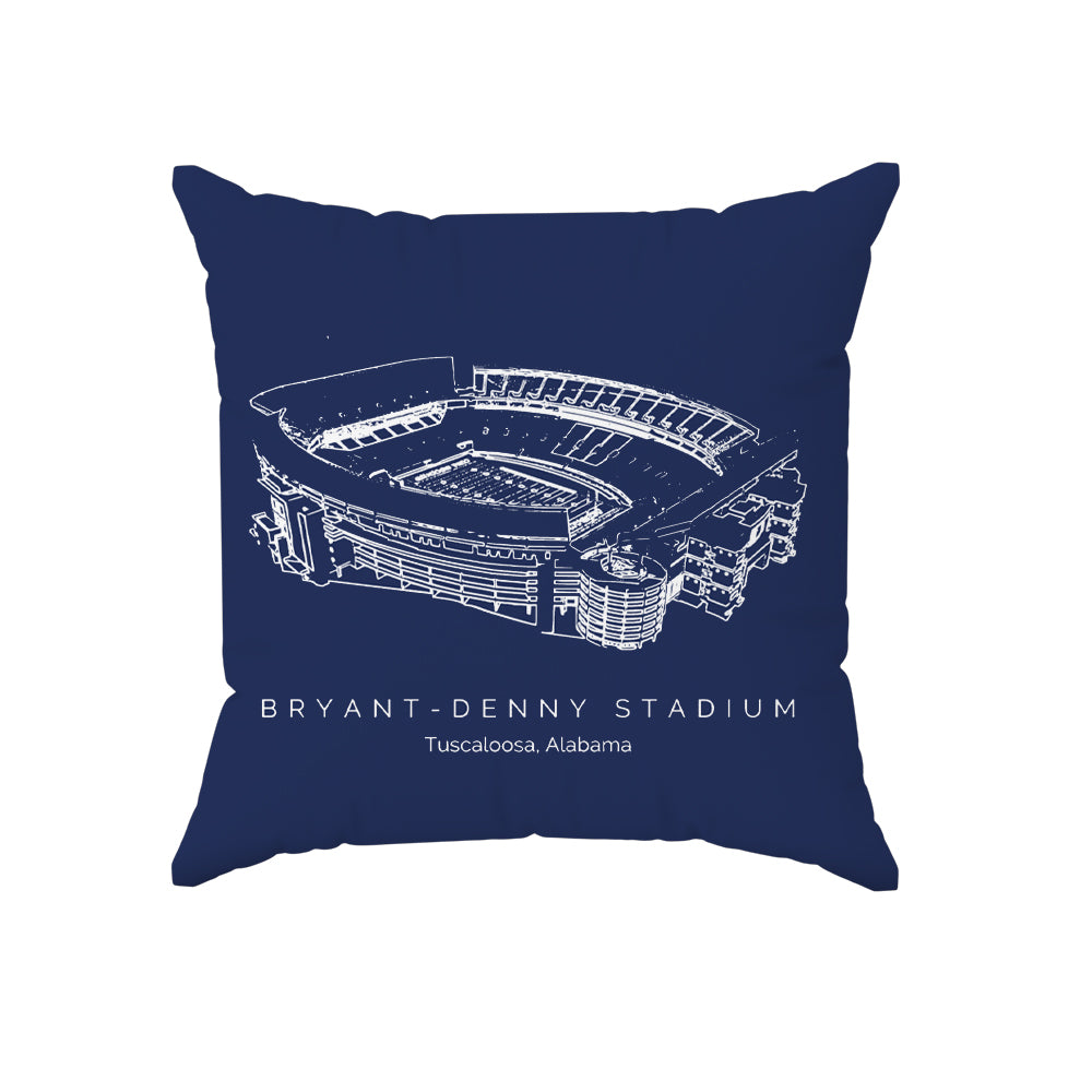 Bryant–Denny Stadium - Alabama Crimson Tide football,College Football Throw Pillow American Football Fans Home Dec Gift