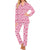 4FunGift® Love Kiss Printed Multi-Color Couple Pajamas Valentine's Day Gift