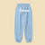 Multicolor Sweatpants Casual Pants Street Trend- Babyblue