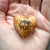 4FunGift® Personalized 3D Wooden Hearts Olive Wood Valentine Day Gift for Him Her Lover