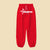 Multicolor Sweatpants Casual Pants Street Trend- Red