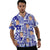 Hawaiian Shirt Blue Random Pattern Printing Custom Portrait