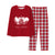 Ohio Stadium - Ohio State Buckeyes football, Plaid Pattern Long Sleeve Pajama Set Sleep Wear Gift for Football Fans