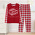 Bryant–Denny Stadium - Alabama Crimson Tide football, Plaid Pattern Long Sleeve Pajama Set Sleepwear Gift for Football Fans