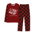Williams–Brice Stadium - South Carolina Gamecocks Football, Plaid Pattern Long Sleeve Pajama Set Sleepwear Gift for Football Fans