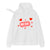 Confession Chat Box Custom Text Love Heart Hoodie