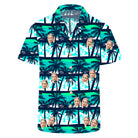 Custom Face Hawaiian Shirts Coconut Tree Shirt