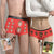 Customized Red Underwear for Couples with Interesting Face Printing