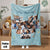 My Family Family Photos Love Heart Stitching Family Gifts Customized Photos Blankets