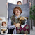 Custom Human & Pet Blanket Personalized Fleece Blanket Lover Gift Idea