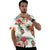 Custom Face Palm Leaf Flowers Hawaiian Shirt