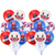 16pcs American Independence Day Party Decorations Balloons Blue Red 4th of July