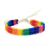 Rainbow LGBT Pride Bracelet Handmade for Lesbian Gay Bisexual Adjustable