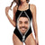 Beach Cruise Outfit Bathing Suit Custom Face Zipper Swimsuit