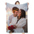 Custom 1 Photo Fleece Blankets for Couple Family