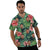 Custom Face Safflower Green Leaves Hawaiian Shirt