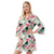 Women's Knee Length Dress Half Circle Graphic Tropical Style
