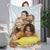 Custom 1 Photo Fleece Blankets for Pet Family/ Couple