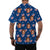 4FunGift® Customized Face Hawaiian Shirt Unisex Lapel Short Sleeve Shirt American Heart Flag Print