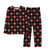 4FunGift® Men's and Women's Pajamas Long-Sleeved Suit Custom Love Couple Pajamas