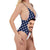Bathing Suit Custom American Flag Face Swimsuit