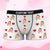 4FunGift® Custom Men's Face Underwear Heart Boxer Briefs Funny Gift For Him