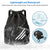 Drawstring Bag for Teens Men Women Gym Sports Double Layer Large Capacity Backpack for Basketball Football