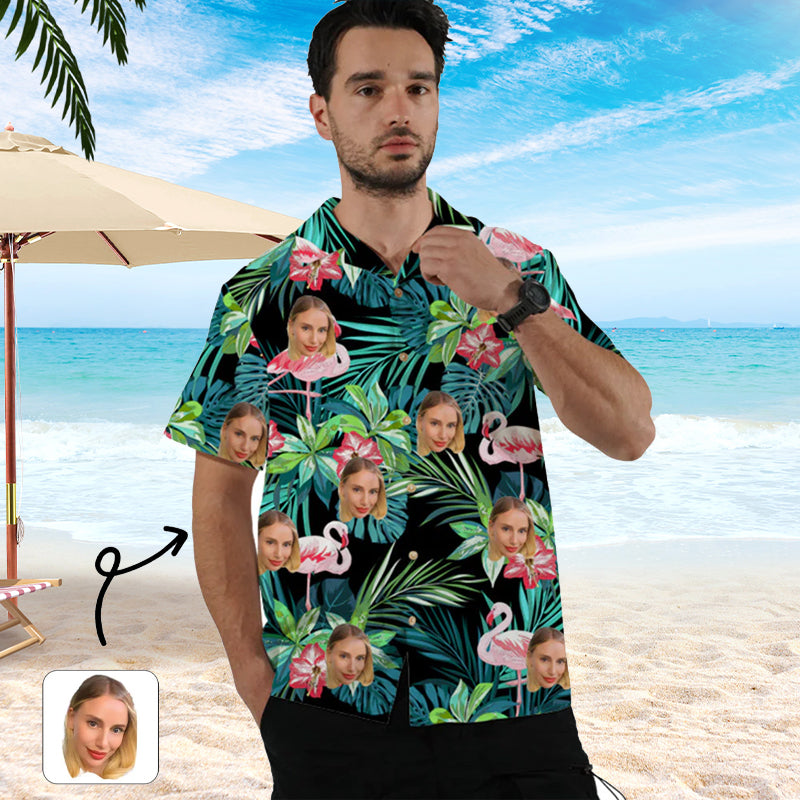 Custom Shirts - Custom Face Hawaiian Shirts - Custom Apparel