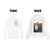 Zipper Cardigan Wweatshirt Front & Back Picture Customization Chest Line Drawing