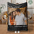 Custom Photo&Text Fleece Blanket Gift for Family/Couple