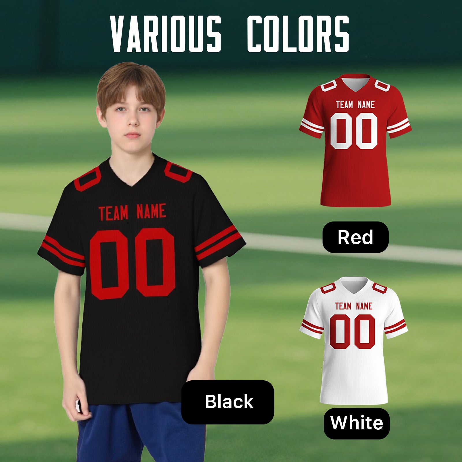 San Francisco 49ers Premium Jersey - Official Name & Number