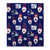 New York Giants Gnome Helmet Blanket American Football Flannel Shawl Blanket Christmas Game For Family