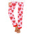4FunGift® Pink Love Long-Sleeved Valentine's Day Pajamas Suit Gift for Her Sleeping Wear