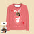 Ace of Hearts Bunny Girl Face Customized Pink Sweatshirt