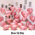 4FunGift® Multicolor Balloon 10pcs Heart Shape Foil Balloons 18" for Birthday Party Decorations, Wedding Decor, Engagement Party, Holiday, Valentine's Day Decor