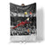 Handsome Football Actions Freeze Photo Blanket Gifts for Football Lovers