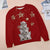 Personalized Pet Photo Star Matching Ugly Christmas Sweatshirt, Gift For Christmas Custom Face Ugly Sweatshirt