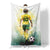 Custom Soccer Lover Blankets Personalized Name/Number Gift For Canarinha Fans