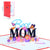 Mother's Day Card 3D Best Mom Card