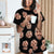 Schwarzes Pyjama-Set für Damen von Custom Face