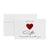 Liebesgrußkarte Dreidimensionale Herzschlag-Kreativkarte